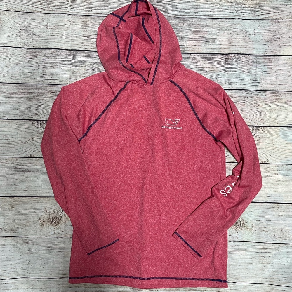 Vineyard Vines Long Sleeve Performance Raglan Hoodie T-shirt